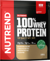 Протеин Nutrend 100% Whey Protein (1кг, клубника) - 