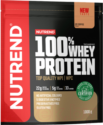 Протеин Nutrend 100% Whey Protein (1кг, холодный кофе)