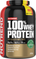 Протеин Nutrend 100% Whey Protein (2.25кг, банан/клубника) - 