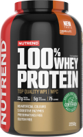 Протеин Nutrend 100% Whey Protein (2.25кг, карамельный латте) - 