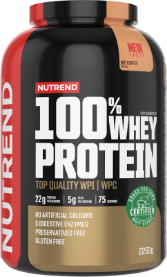 Протеин Nutrend 100% Whey Protein (2.25кг, холодный кофе)