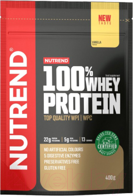 Протеин Nutrend 100% Whey Protein (400г, печенье/крем)
