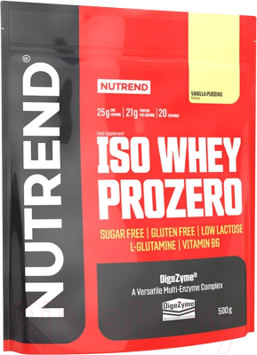 Протеин Nutrend Iso Whey Prozero (500г, ванильный пудинг)