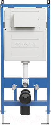 Унитаз подвесной с инсталляцией Grossman GR-4441BMS+900.K31.01.000+700.K31.02.110.110