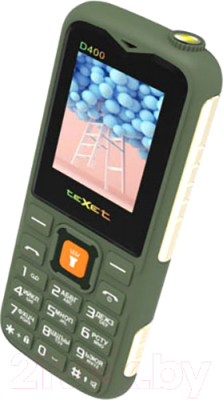 Мобильный телефон Texet TM-D400 (зеленый)