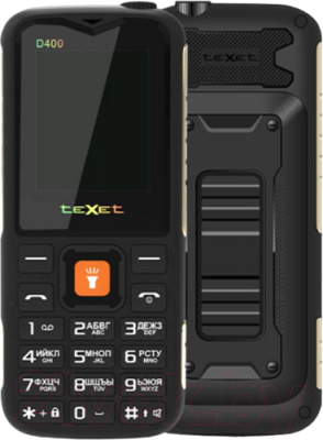 Мобильный телефон Texet TM-D400 (черный)