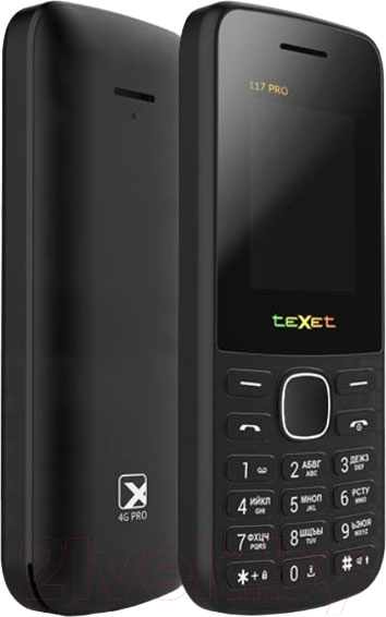 Мобильный телефон Texet TM-117 4G Pro
