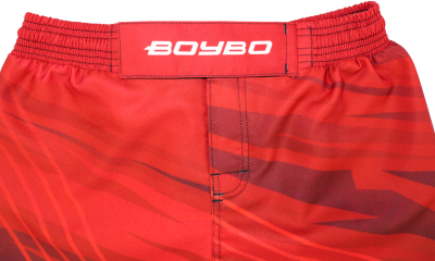 Шорты для единоборств BoyBo Challenger для ММА (2XL, red)