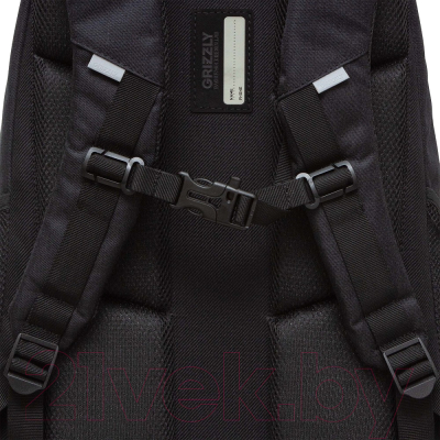 Рюкзак Grizzly RU-436-1 (черный/красный)