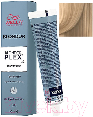 Крем-краска для волос Wella Professionals Blondor Plex Cream Toner тон 16 (60мл)