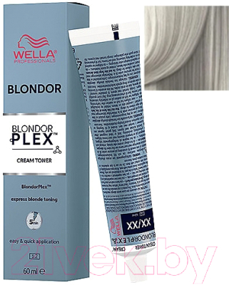 Крем-краска для волос Wella Professionals Blondor Plex Cream Toner тон 81 (60мл)