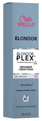 Крем-краска для волос Wella Professionals Blondor Plex Cream Toner тон 86 (60мл)