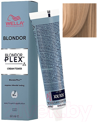 Крем-краска для волос Wella Professionals Blondor Plex Cream Toner тон 96 (60мл)