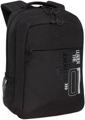 Школьный рюкзак Grizzly RB-456-2 (черный)