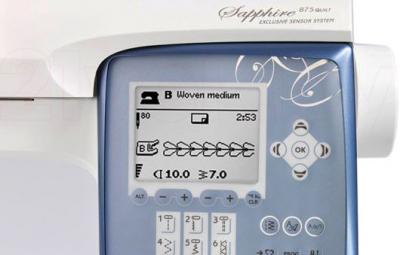 Швейная машина Husqvarna Sapphire 875 Quilt - дисплей