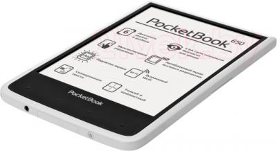 Электронная книга PocketBook Ultra 650 (белый) - вид лежа