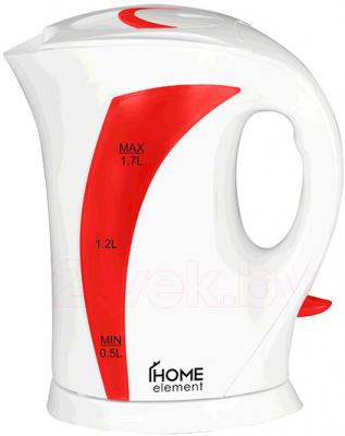 Электрочайник Home Element HE-KT102 (White-Red) - общий вид