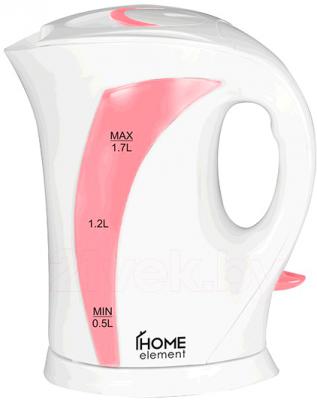 Электрочайник Home Element HE-KT102 (White-Pink) - общий вид