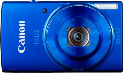 Компактный фотоаппарат Canon IXUS 155 (Blue) - вид спереди