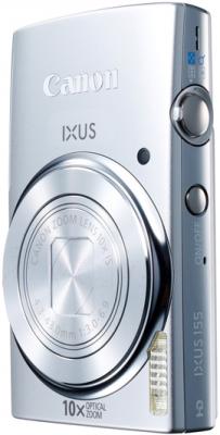 Компактный фотоаппарат Canon IXUS 155 (Silver) - общий вид