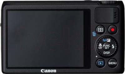 Компактный фотоаппарат Canon Powershot S200 (Black) - вид сзади