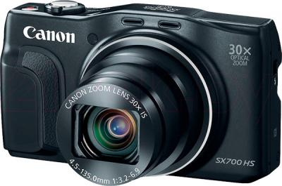 Компактный фотоаппарат Canon Powershot SX700 HS (Black) - общий вид