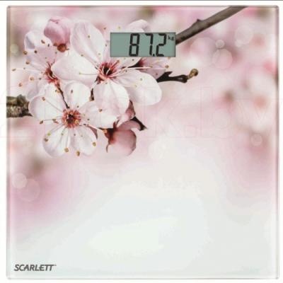 Напольные весы электронные Scarlett SC-BS33E001 (Sakura) - общий вид