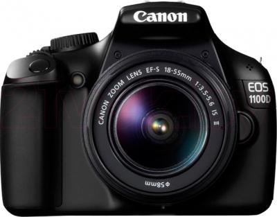 Зеркальный фотоаппарат Canon EOS 1100D Kit 18-55mm IS II - вид спереди