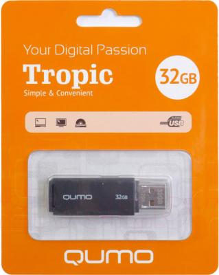 Usb flash накопитель Qumo Tropic 32GB (Black) - общий вид