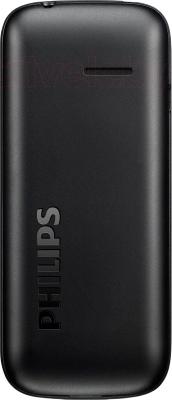 Мобильный телефон Philips E120 (черный) - вид сзади
