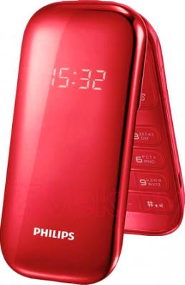 Мобильный телефон Philips E320 (Red) - общий вид