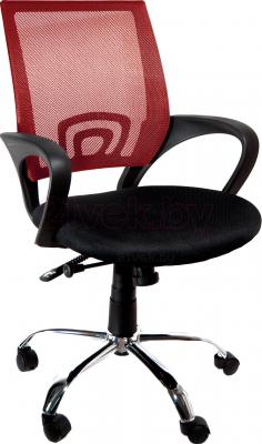 Кресло офисное Деловая обстановка Омега MFT (красный) - общий вид