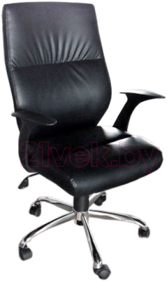 Кресло офисное Деловая обстановка Неон Хром MFM (темно-коричневый) - реальный цвет не соответствует