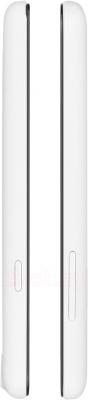 Смартфон Prestigio MultiPhone 5504 Duo (белый) - боковые панели