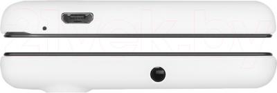 Смартфон Prestigio MultiPhone 5504 Duo (белый) - верхняя и нижняя панели