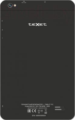 Планшет Texet X-pad NAVI 8.1 TM-8056 (8GB, 3G, Black) - вид сзади