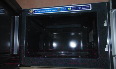 Микроволновая печь Samsung ME81MRTS/BW - с открытой дверцей