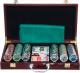Набор для покера ZEZ Sport 6643-B1 (в чемодане, 300 фишек) - 