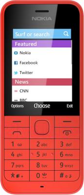 Мобильный телефон Nokia 220 Dual (красный) - общий вид