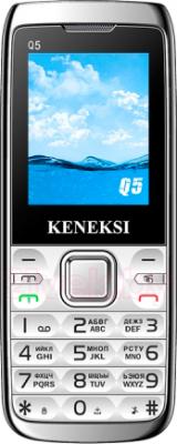 Мобильный телефон Keneksi Q5 (серебристый) - общий вид