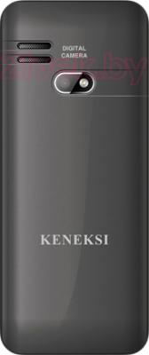 Мобильный телефон Keneksi S10 (черный) - вид сзади