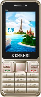 Мобильный телефон Keneksi S10 (золотой) - общий вид