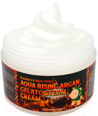 Крем для лица Elizavecca Milky Piggy Aqua Rising Argan Gelato Steam Cream (100мл)