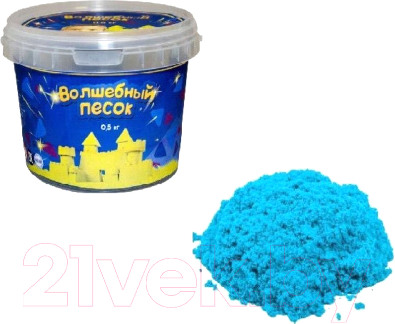 Кинетический песок Космический песок С формочкой / VP052 (0.5кг, голубой)