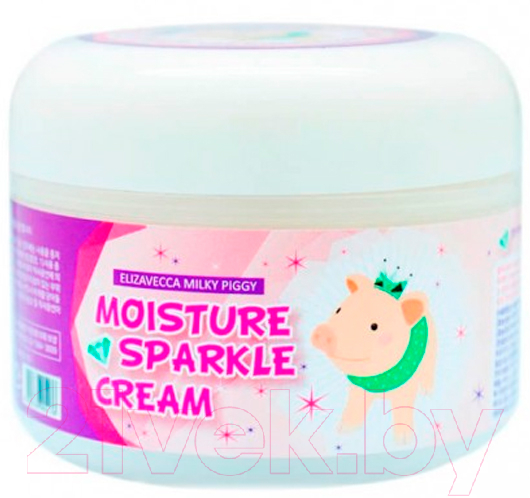 Крем для лица Elizavecca Milky Piggy Moisture Sparkle Cream увлажняющий для сияния кожи (100мл)