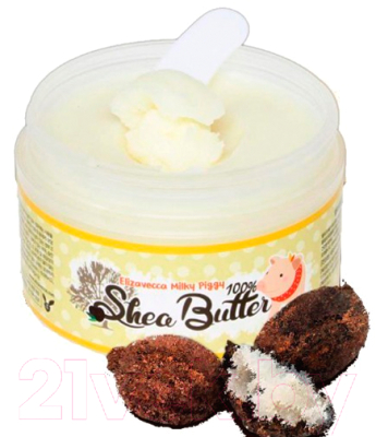 Крем для лица Elizavecca Milky Piggy Shea Butter 100% питательный с маслом ши (88мл)