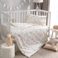 Комплект постельный для малышей Perina Fancy Zoo / F3-02.0 - 
