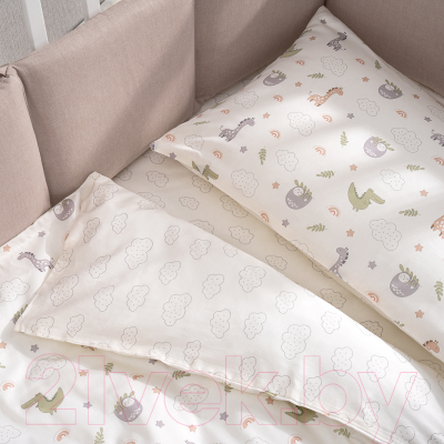 Комплект постельный для малышей Perina Fancy Zoo / F3-02.0