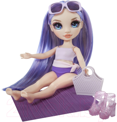 Кукла с аксессуарами Rainbow High Swim Виолет Виллоу / 42672 (фиолетовый)