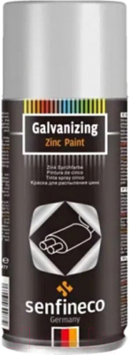 Краска автомобильная Senfineco Paint Acrylic Zinc Spray / 4502 (400мл, цинк)